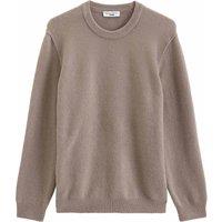 Marc O Polo DENIM Men's Knitted sweater Pack of 1 - Knit Pullover Longsleeve in Light Brown | Size: Large