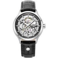 Roamer Men's 101984-41-85-05 Competence Skeleton IV 43mm Automatic Watch in Black