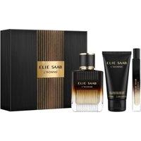 Elie Saab Men's L'Homme Eau de Parfum Intense 100ml Gift Set in Misc