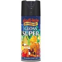 Plastikote 400ml Super Spray Paint, Gloss Royal Blue