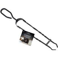 JVL Lomand Fireside Tongs Fire Tool for Fireplace Log Burner in Black