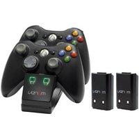 Venom Xbox 360 Twin Charging Dock in Black
