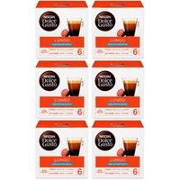 Nescafe Dolce Gusto Coffee Pods Cafe Lungo Decaffeinated 96 Servings in Red