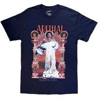 Rock Off officially Licensed Products Aretha Franklin The Queen Of Soul T-Shirt in Navy | Size: XL