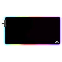 Unknown Untitled White Shark Luminous XL Gaming Mouse Mat 800x350mm RGB LED Black