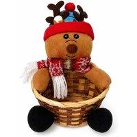 Quipulse Christmas-Themed Decorative Basket
