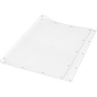 SPETLEK 1.8x3m Tarpaulin Cold & Tear Resistant PVC Tarp in Clear | Size: 1.25kg