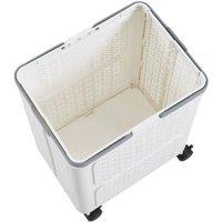 FORGEVIO White - 71L / 15.7 Folding Laundry Basket | Size: 0.6m2