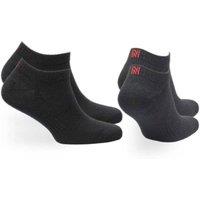 Norfolk Socks 2pk Merino wool, Anti-blister Walking Socks - Moisture Absorption in Black | Size: 9-12