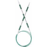 KnitPro Smart Stix: Knitting Pins: Circular: Fixed: Green: 80cm x 10.00mm in Green