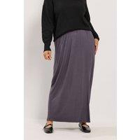 Yours Women's Maxi Tube Skirt in Grey | Size: 16