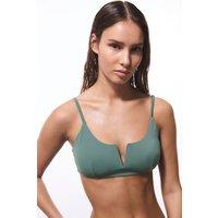 Penti Women's Bikini Top in Green | Size: XS