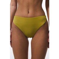 Penti Women's High Leg Slip Bikini Bottom in Amber | Size: XS