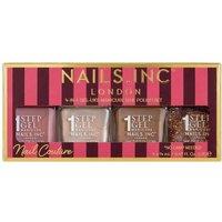 Nails Inc Women's Nail Couture 4-Piece It's Topless 1 Step Gel-like Polish Gift Set
