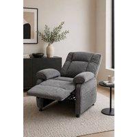Groundlevel Electric Modern Recliner Chair in Grey