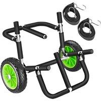 tectake Surfboard & Sup Trolley Wavewheel Double in Black