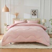 GAVENO CAVAILIA Coverless Microfiber Duvet in Pink | Size: King