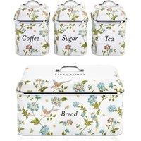 VQ Laura Ashley Bread Bin & Canisters
