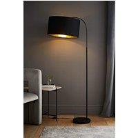 ValueLights Curva Black Floor Lamp Base