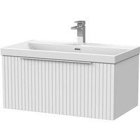 Balterley Callingwood 1 Drawer Vanity & Thin Edge Basin, Matt White - 800mm