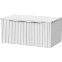 Balterley Callingwood 1 Drawer Vanity Unit & Laminate Top, Matt White - 800mm