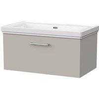 Balterley Pershall 1 Drawer Vanity & 0TH Fireclay Basin, Pebble Grey - 800mm