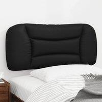 Berkfield Home Headboard Cushion Black 90 cm Faux Leather