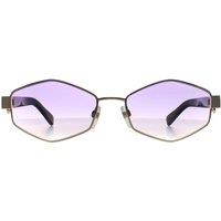 Marc Jacobs Women's Oval Gold Violet Gradient MARC 496/S