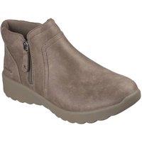 Skechers Women's Lovely Vibe Forever Mine Ankle Boot in Taupe | Size: 5