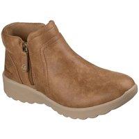 Skechers Women's Lovely Vibe Forever Mine Ankle Boot in Brown | Size: 4