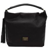 Pompei Donatella Women's Shoulder Bag Tassel Detail in Black