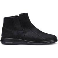 Hotter Women's Wide Fit 'Alderley' Ankle Boots in Black | Size: 8