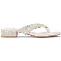 Carvela Women's 'Portici Sandal' Fabric Sandals in White | Size: 7