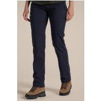 Craghoppers Women's Expert Kiwi Pro' Stretch Water Repellent Trousers in Dark Navy | Size: 12