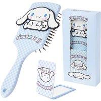 Hello Kitty Women's Sanrio Hair Brush & Mirror Set Anime Gift in Blue