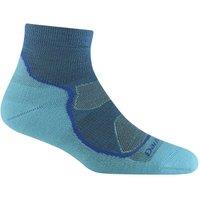 Darn Tough Vermont Women's Merino Wool Lightweight Ankle Hiking Socks in Blue | Size: Large