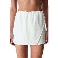 Penti Women's Skirt Swim Shorts in White | Size: Small