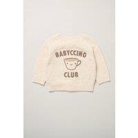 Rock a Bye Baby Babyccino True Knit Chunky Cardigan in Cream | Size: 0-3 m