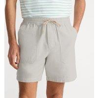 Lands' End Men's Pull-On Canvas Shorts in Light Stone | Size: 2XL