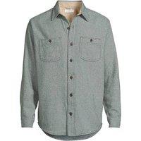 Lands' End Men's Flannel Shirt in Pale Green | Size: Large