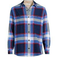 Lands' End Men's Flannel Shirt in Blue | Size: Small