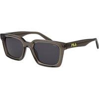 FILA Men's SFI897 5106XK Square/Rectangle Sunglasses in Grey