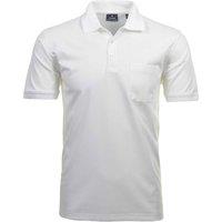 Ragman Men's Polo shirt - Softknit-Polo in White | Size: 3XL