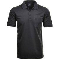Ragman Men's Polo shirt - Softknit-Polo in Dark Grey | Size: 3XL