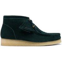 Clarks Men's Wallabee Boot Forest Green Weave Ankle Boots, Wallabee, Lace Up | Size: 8.5-Standard Fit