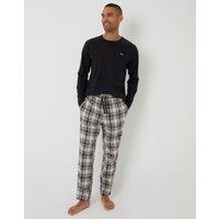 threadbare Men's Long Lounge Set in Black | Size: Medium