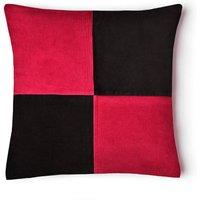 Intimates Large Corduroy Filled Cushion with Cord Ribbed Texture in Black | Size: 56 cm x 56 cm