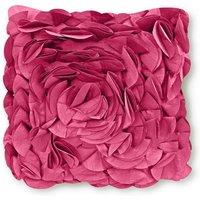 Intimates Stania Filled Cushion with 3 D Design in Cerise | Size: 43 cm x 43 cm