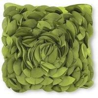Intimates Stania Filled Cushion with 3 D Design in Green | Size: 43 cm x 43 cm
