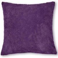 Intimates Elin Filled Cushion with Contemporary Design in Plum | Size: 43 cm x 43 cm